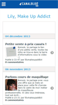 Mobile Screenshot of lilymakeupaddict.canalblog.com