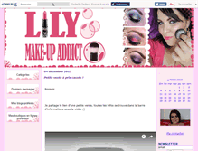 Tablet Screenshot of lilymakeupaddict.canalblog.com