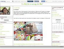 Tablet Screenshot of lebricascrap.canalblog.com