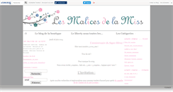Desktop Screenshot of malicesdelamiss.canalblog.com