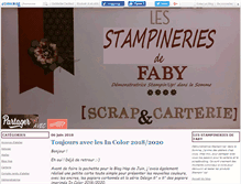 Tablet Screenshot of fabystampineries.canalblog.com