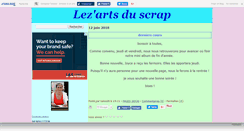 Desktop Screenshot of lezartsduscrap26.canalblog.com