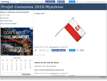 Tablet Screenshot of comenius2010.canalblog.com