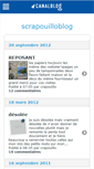 Mobile Screenshot of crapouillo.canalblog.com