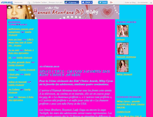 Tablet Screenshot of hannahmontana.canalblog.com