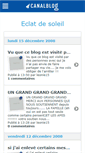 Mobile Screenshot of eclatdesoleil.canalblog.com