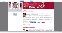 Desktop Screenshot of mademoizelax.canalblog.com