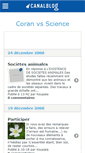 Mobile Screenshot of coranvscience.canalblog.com