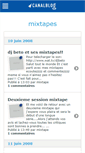 Mobile Screenshot of mixtapes.canalblog.com