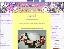 Tablet Screenshot of bijouxdaurelie.canalblog.com