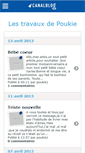 Mobile Screenshot of poukie1.canalblog.com