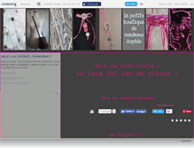 Tablet Screenshot of madamesophie.canalblog.com
