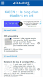 Mobile Screenshot of kaien.canalblog.com