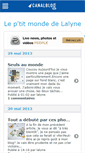 Mobile Screenshot of lalyne.canalblog.com