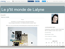 Tablet Screenshot of lalyne.canalblog.com