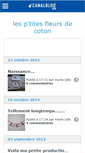 Mobile Screenshot of lesptitesfleursd.canalblog.com