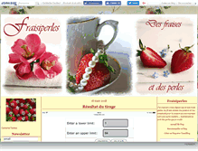 Tablet Screenshot of fraisiperles.canalblog.com