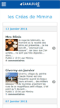 Mobile Screenshot of mimina.canalblog.com