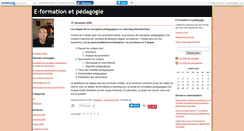 Desktop Screenshot of eformation.canalblog.com