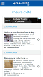 Mobile Screenshot of heuredete.canalblog.com
