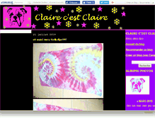 Tablet Screenshot of clairecestclaire.canalblog.com