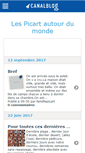 Mobile Screenshot of famillepicart.canalblog.com