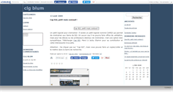 Desktop Screenshot of clgblum.canalblog.com