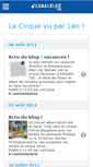 Mobile Screenshot of lecirquevuparleo.canalblog.com