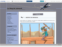 Tablet Screenshot of leonardblog.canalblog.com