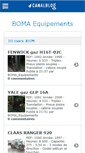 Mobile Screenshot of bomaequipements.canalblog.com