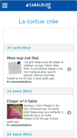 Mobile Screenshot of latortuecree.canalblog.com