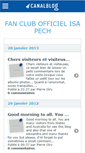 Mobile Screenshot of isapechfanclub.canalblog.com