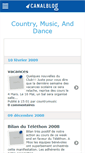 Mobile Screenshot of countrymusic.canalblog.com