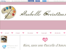 Tablet Screenshot of isabellecreation.canalblog.com