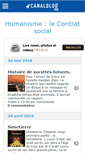 Mobile Screenshot of humanisme.canalblog.com