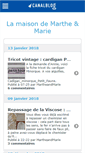 Mobile Screenshot of martheandmarie.canalblog.com