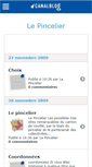 Mobile Screenshot of lepincelier.canalblog.com