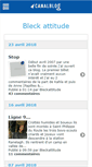 Mobile Screenshot of bleckattitude.canalblog.com