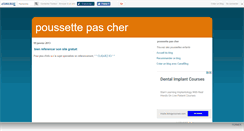 Desktop Screenshot of poussettepascher.canalblog.com