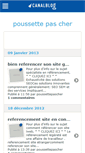 Mobile Screenshot of poussettepascher.canalblog.com