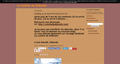 Desktop Screenshot of cuisinededeborah.canalblog.com