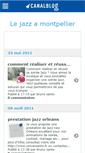 Mobile Screenshot of jazzmontpellier.canalblog.com