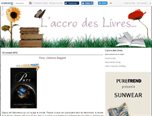 Tablet Screenshot of laccrodeslivres.canalblog.com