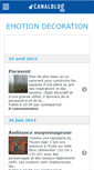 Mobile Screenshot of coeurdecoration.canalblog.com