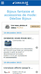 Mobile Screenshot of deessebijoux.canalblog.com