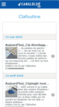 Mobile Screenshot of clafoutine.canalblog.com
