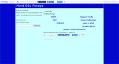 Desktop Screenshot of nordgeoforage.canalblog.com