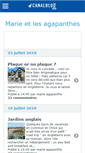 Mobile Screenshot of marieagapanthe.canalblog.com