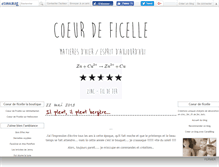 Tablet Screenshot of coeurdeficelle.canalblog.com