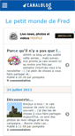 Mobile Screenshot of fredchtimonde.canalblog.com